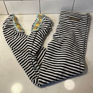 MJ striped leggings